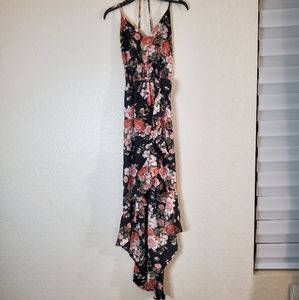 Windsor Floral Ruffle Front Wrap Dress Size XS